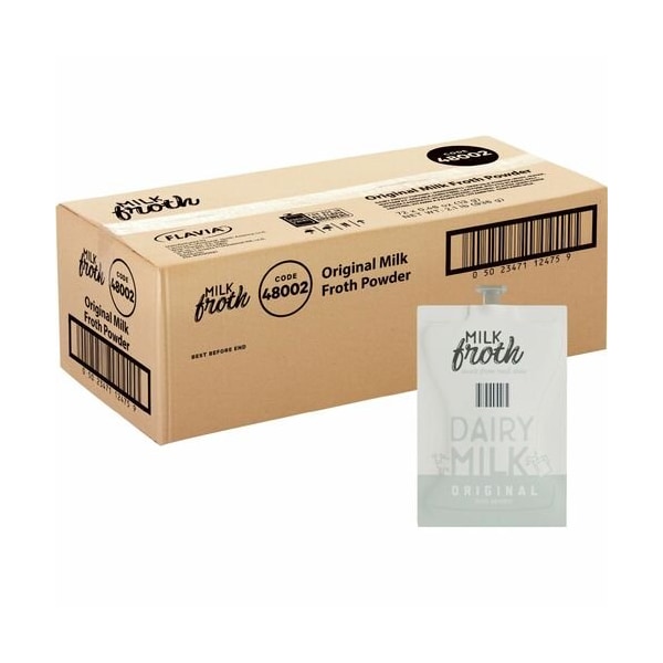 Lavazza Froth Powder Freshpacks, f/Cappuccinos, Real Milk, 7 WE, 72PK LAV48002 - main